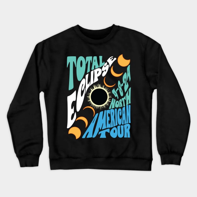 Total Solar Eclipse Crewneck Sweatshirt by MZeeDesigns